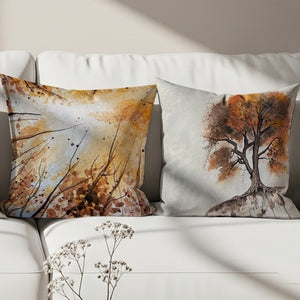 The Golden Leaves — Cushion Set