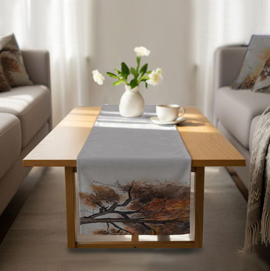 The Golden Leaves Art Runner