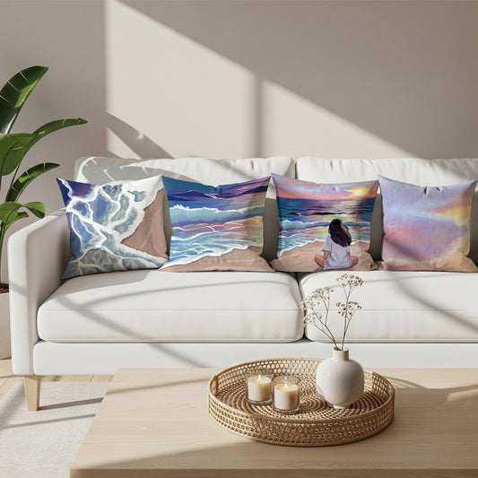 The Tide Whisper Art Cushion