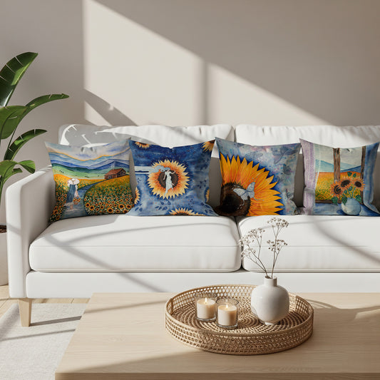 The Invisible Bond Art Cushion