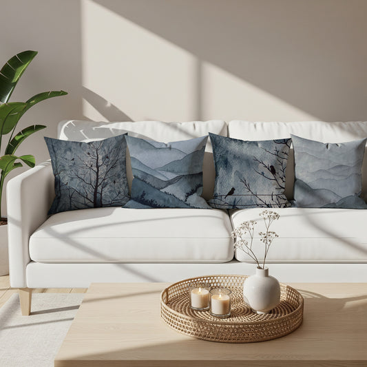 The Winter Melody Art Cushion